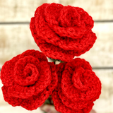 Crocheted Rose - Any colour of your choice