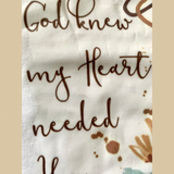 Short sleeve Vest - 0-3 Months, God knew my heart needed you