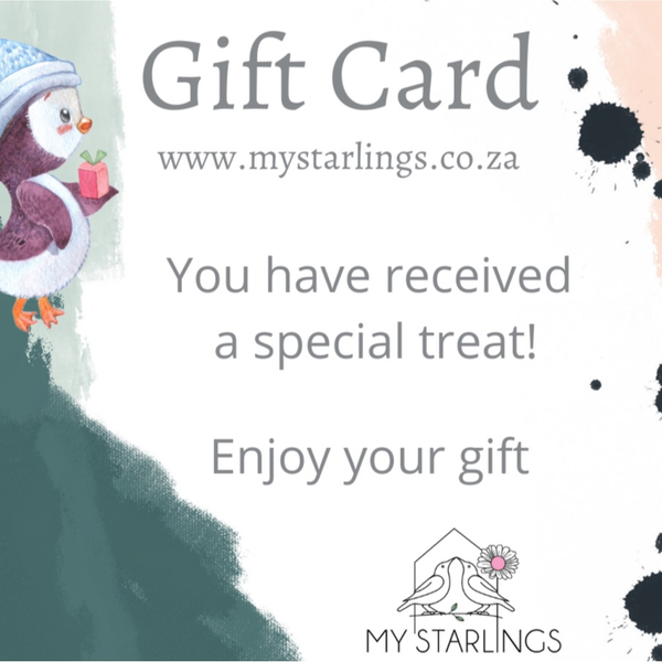 My Starlings gift card