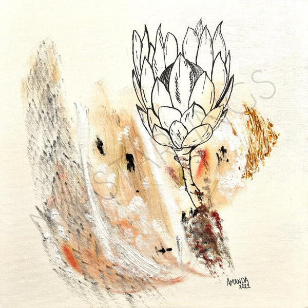 Cape Protea - artwork print