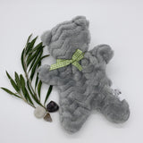 Grey taggie - Unstuffed body teddy