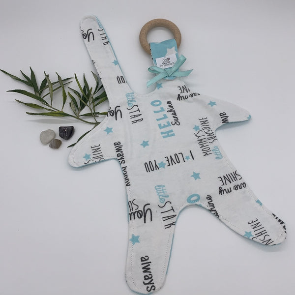 Teether lappie - Moon & Stars