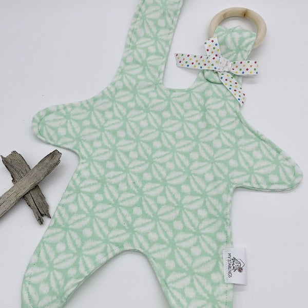 Teether lappie - Green