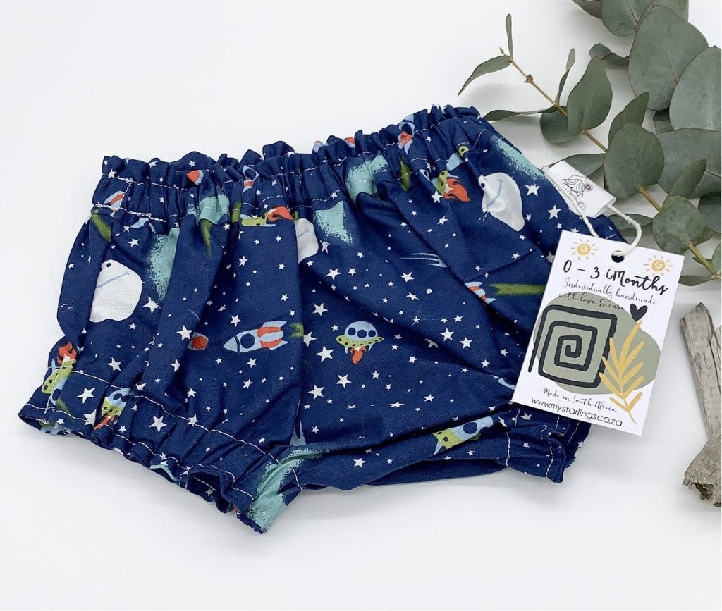 Bloomers - Space, 0-3 Months