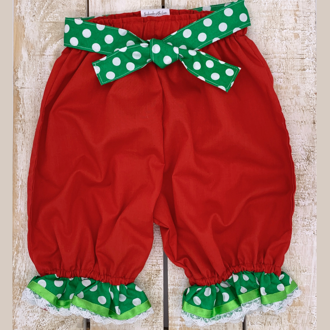 Baby Shorts - Red, 9-12 Months