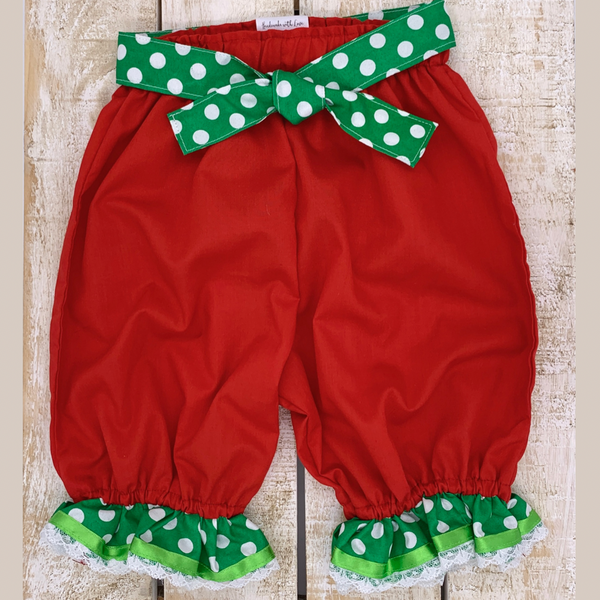 Long Shorts - Red, 9-12 Months