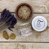 Lavender Bath Salt with wooden spoon (250g)