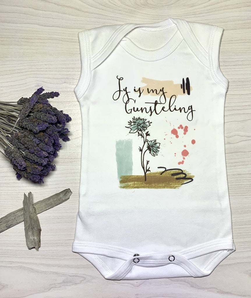 Sleeveless vest, 3-6 Months, Jy is my gunsteling