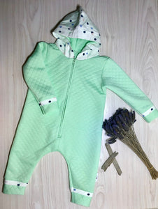 Romper with hoodie: 3-6 Months