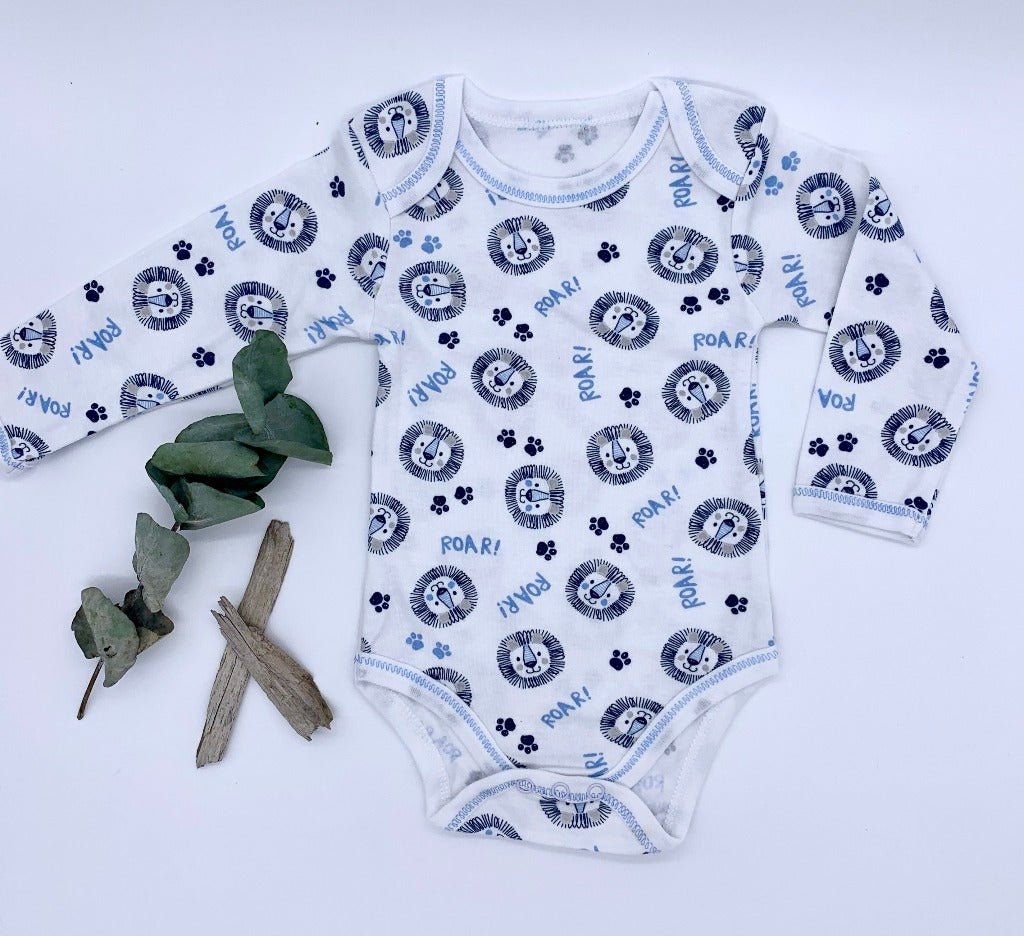 Lion vest - long sleeve, 0-3 Months