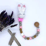 Bunny pacifier chain