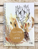 A5 Notebook - Protea "Make time for life"