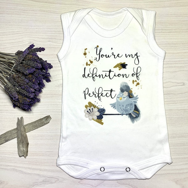 Sleeveless vest, 3-6 Months, You’re my definition of perfect