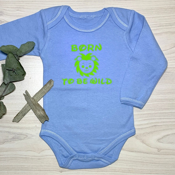 Printed baby vest - long sleeve, 3-6 Months