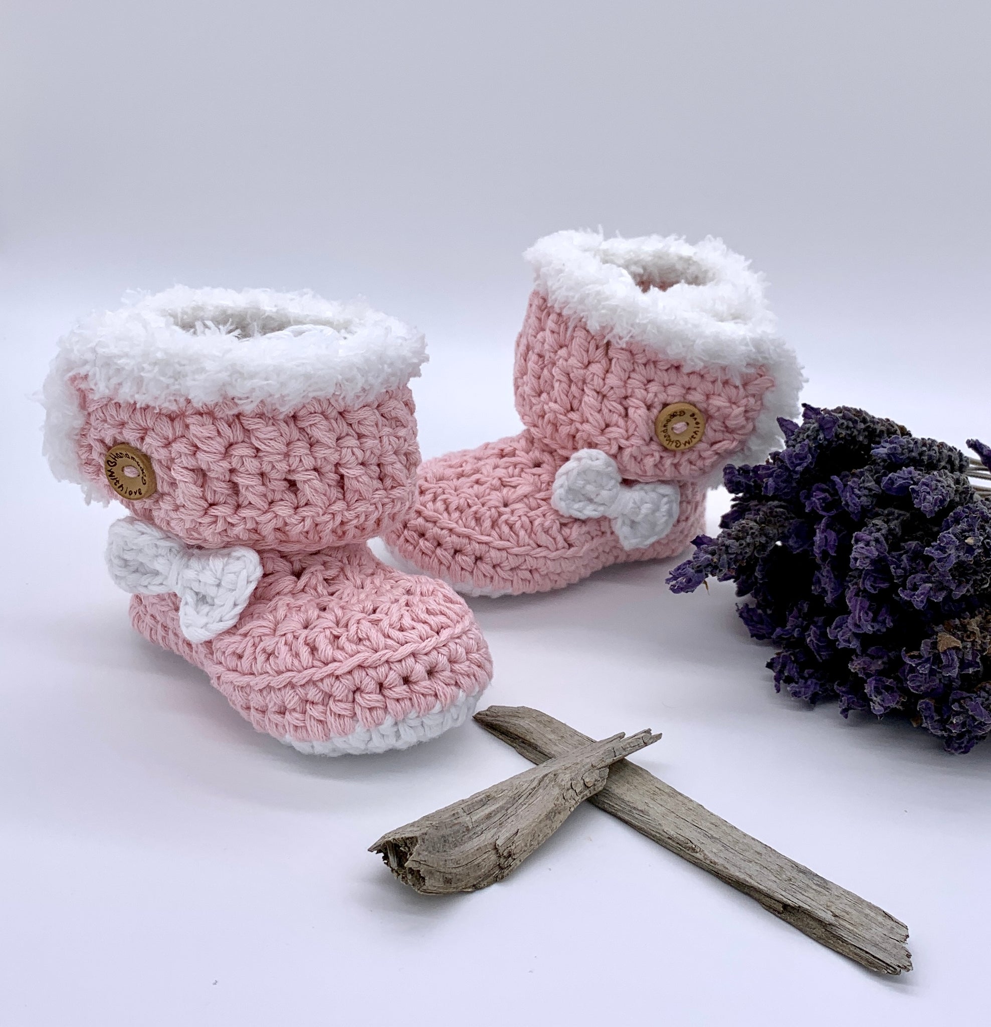 Chunky wrap booties: 6 - 12 Months