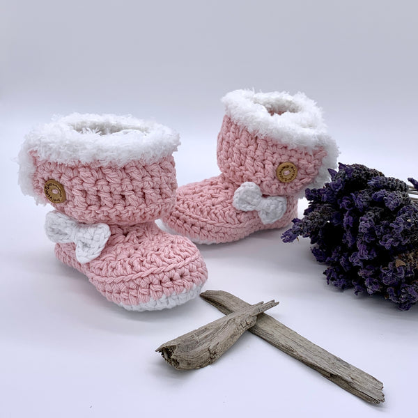 Chunky wrap booties: 6 - 12 Months