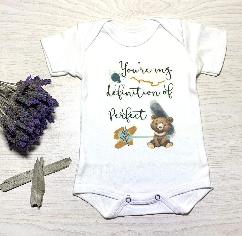 Short sleeve Vest - 0-3 Months, You're my definition of perfect