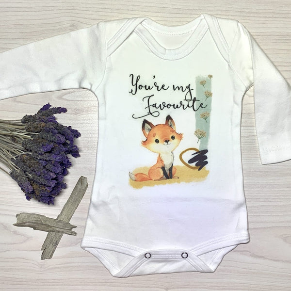 Long sleeve vest, 0-3 Months, You’re my favourite