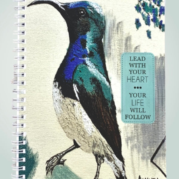 A5 Notebook - Sunbird "Lead with your heart"