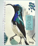 A5 Notebook - Sunbird "Lead with your heart"