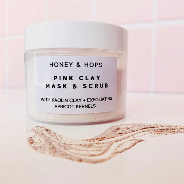Pink Clay Mask & Scrub