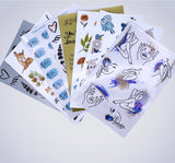 Sticker variety pack - 8 x A5 sheets