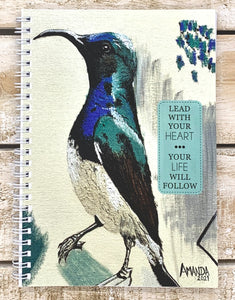A5 Notebook - Sunbird "Lead with your heart"