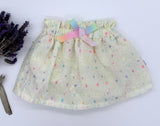 Bloomers - Rainbow Anglaise skirt, 0-3 Months