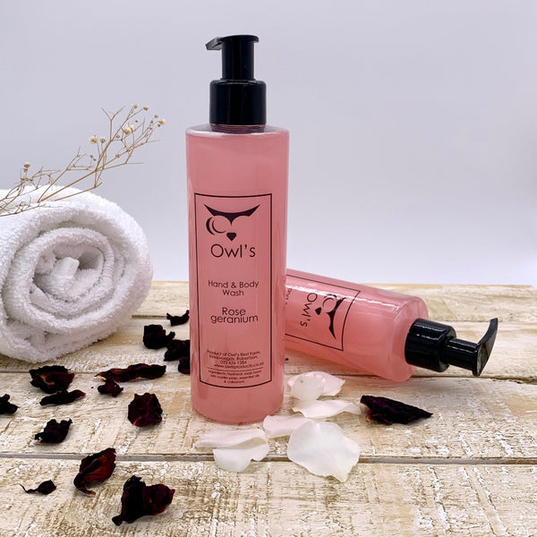 Hand & Body Wash - Rose Geranium (250ml)