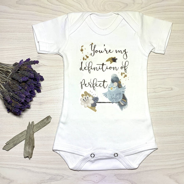 Short sleeve Vest - 0-3 Months, You're my definition of perfect