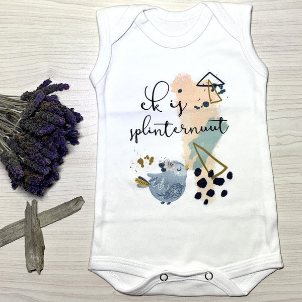Sleeveless vest, 0-3 Months, Ek is splinternuut