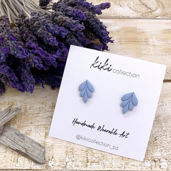 Earrings, The Birch - Sky Blue