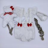 Xmas suspender pre-packed box, 0-3 Months