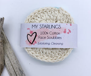 Cotton scrubbies