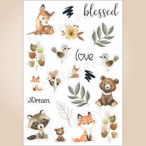 Sticker variety pack - 8 x A5 sheets