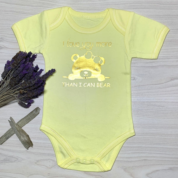 Printed baby vest - short sleeve, 3-6 Months