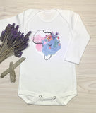 Long sleeve vest, 3-6 Months, African Rhino