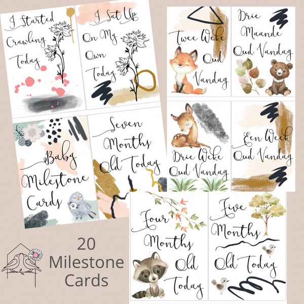 Milestone cards