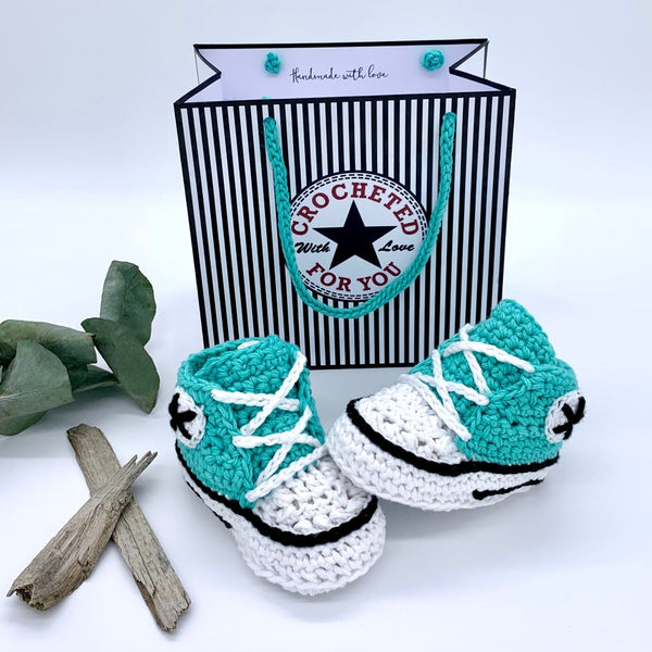 Baby fashion booties: 0-3 Months