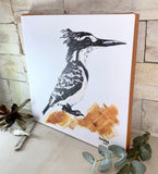 Pied Kingfisher - artwork print