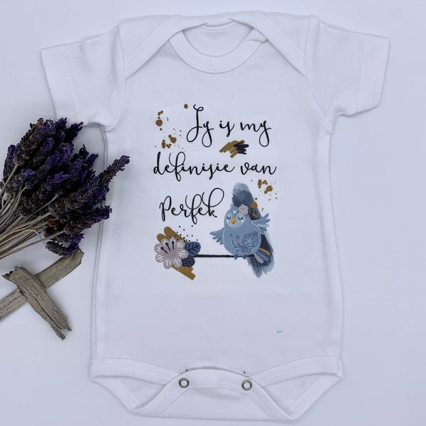 Short sleeve vest, 0-3 Months, Jy is my definisie van perfek