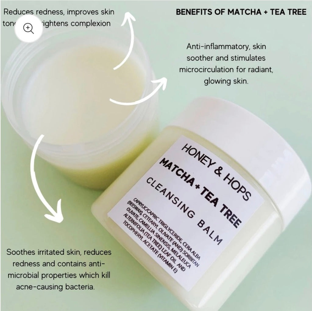 Matcha & Tea Tree Cleansing Balm